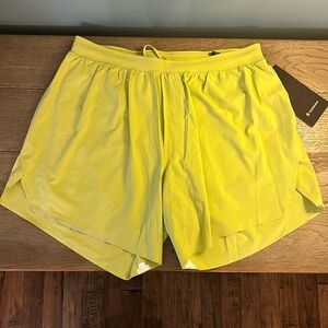 NWT, Men’s Lululemon Fast & Free 6” Lined Short, Large
